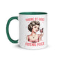 Sassy Flying FU#$ Inner Color Mug - Max & Co Tees