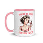 Sassy Flying FU#$ Inner Color Mug - Max & Co Tees