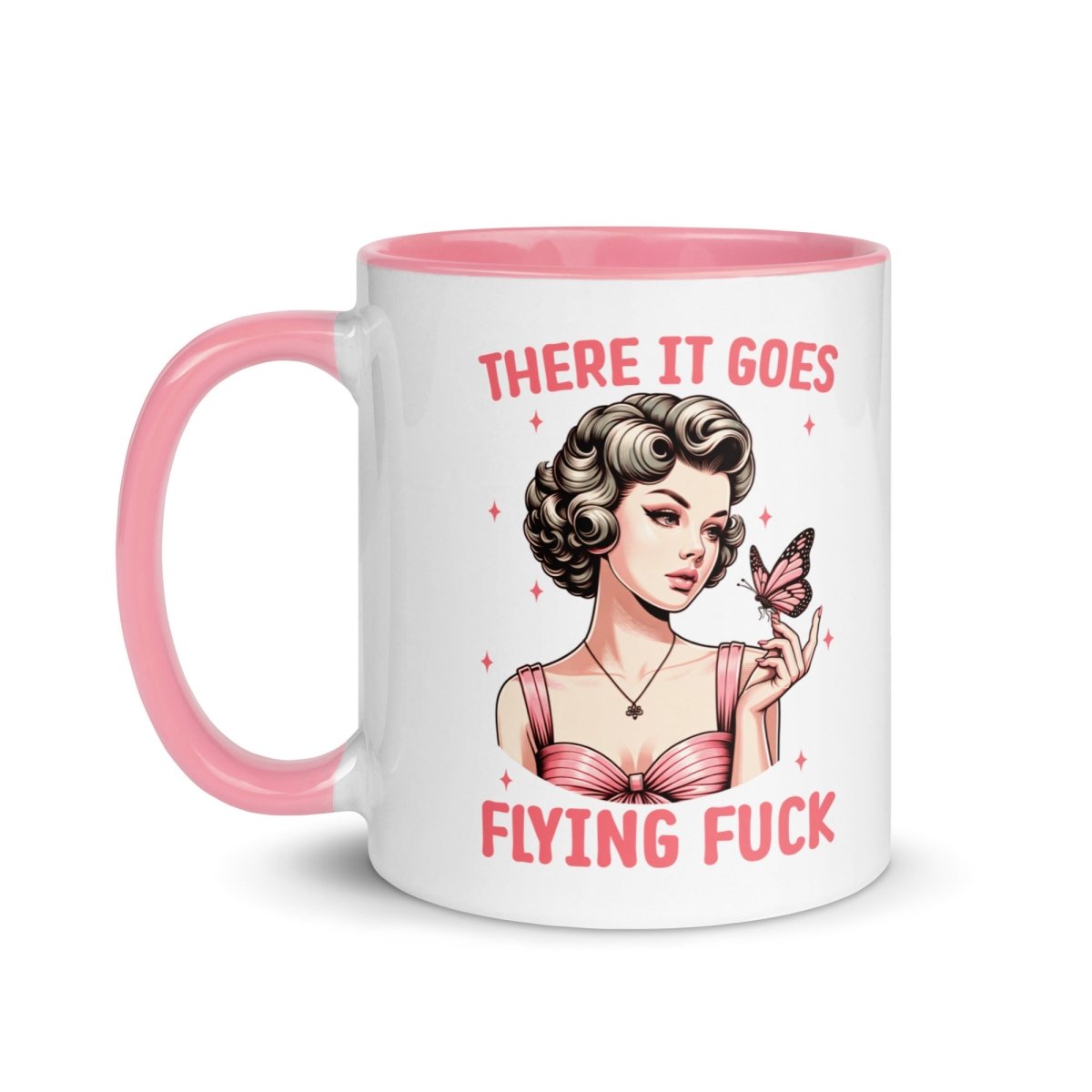 Sassy Flying FU#$ Inner Color Mug - Max & Co Tees