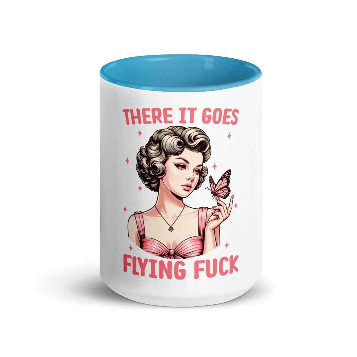 Sassy Flying FU#$ Inner Color Mug - Max & Co Tees