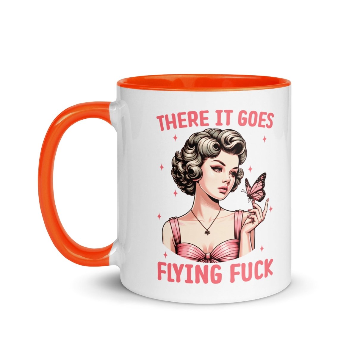 Sassy Flying FU#$ Inner Color Mug - Max & Co Tees