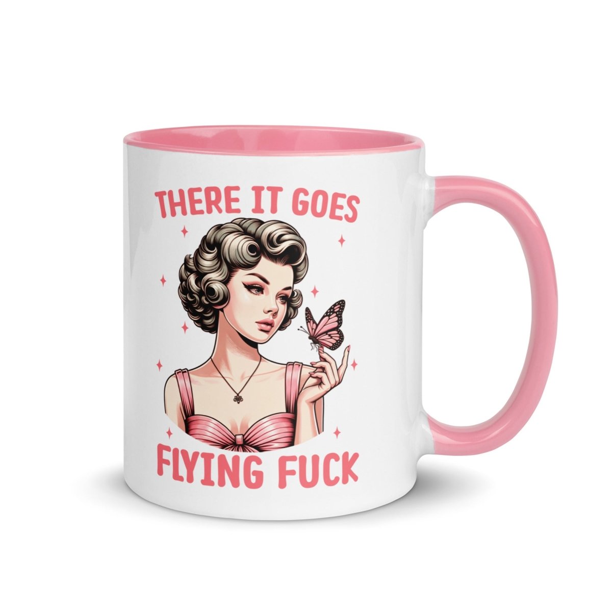 Sassy Flying FU#$ Inner Color Mug - Max & Co Tees