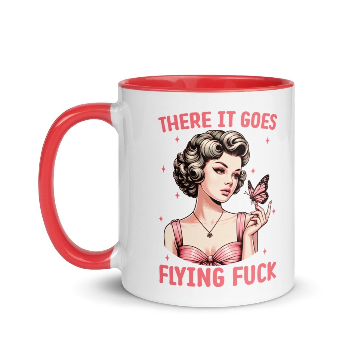 Sassy Flying FU#$ Inner Color Mug - Max & Co Tees
