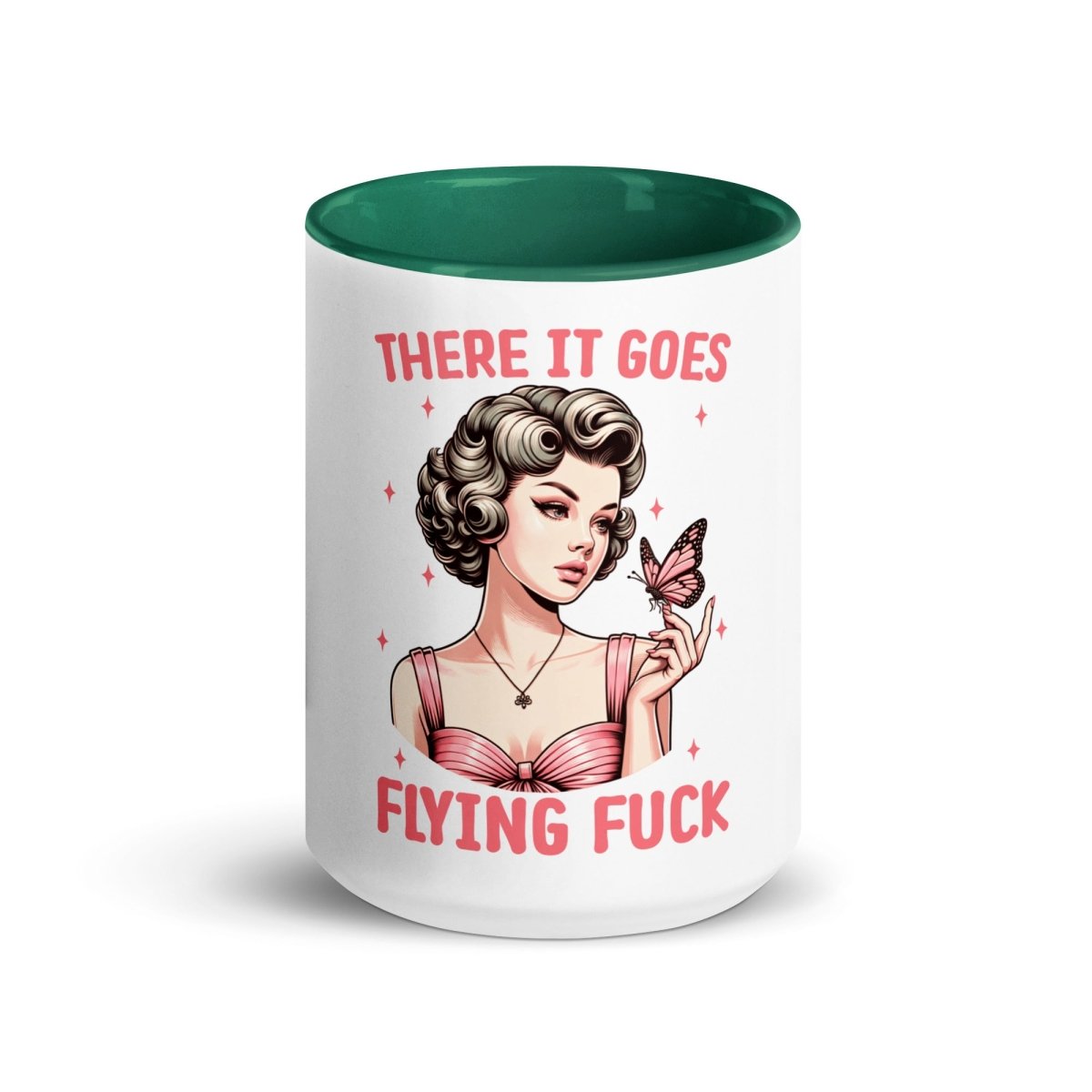 Sassy Flying FU#$ Inner Color Mug - Max & Co Tees