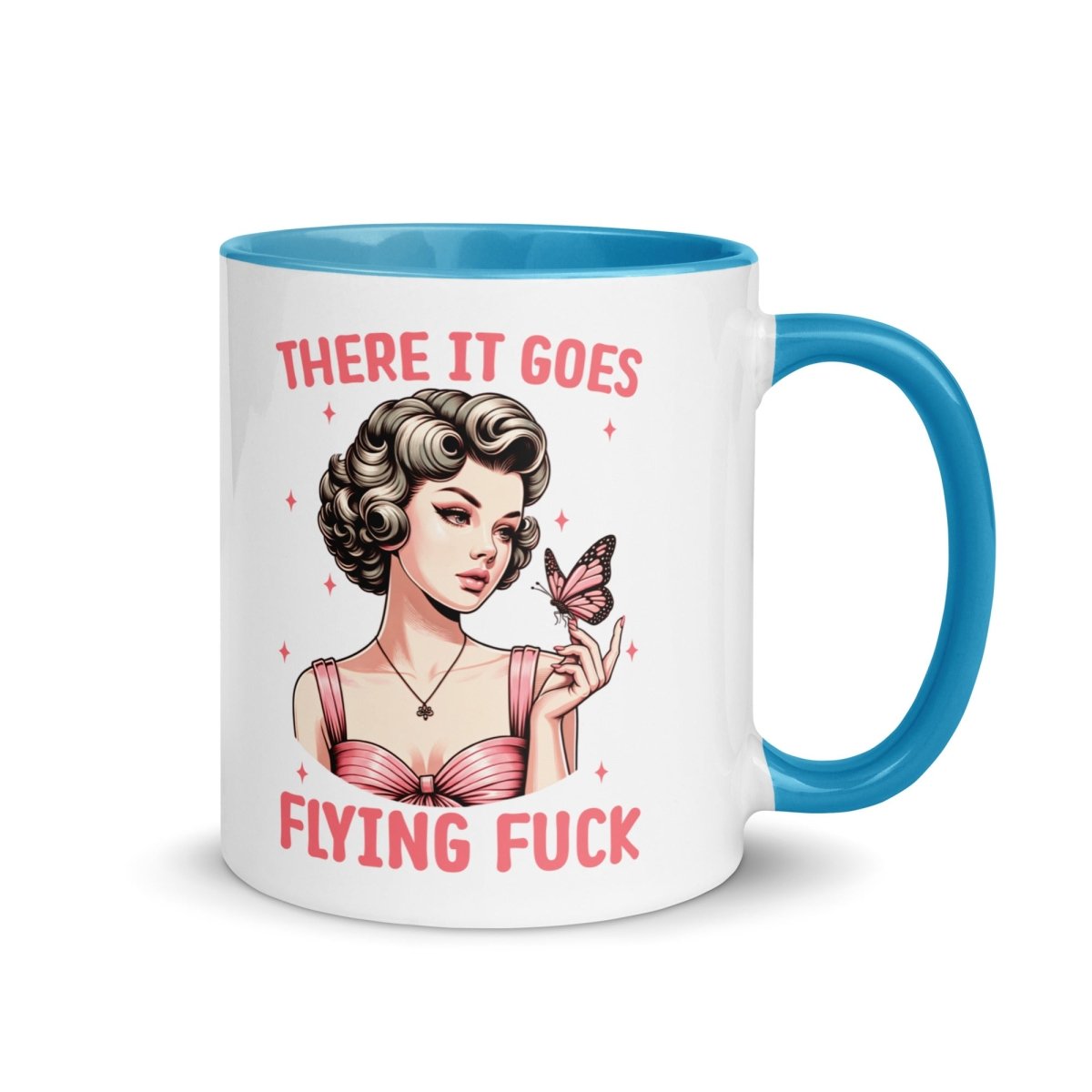 Sassy Flying FU#$ Inner Color Mug - Max & Co Tees