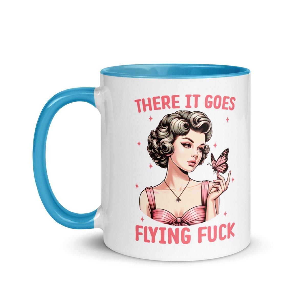 Sassy Flying FU#$ Inner Color Mug - Max & Co Tees
