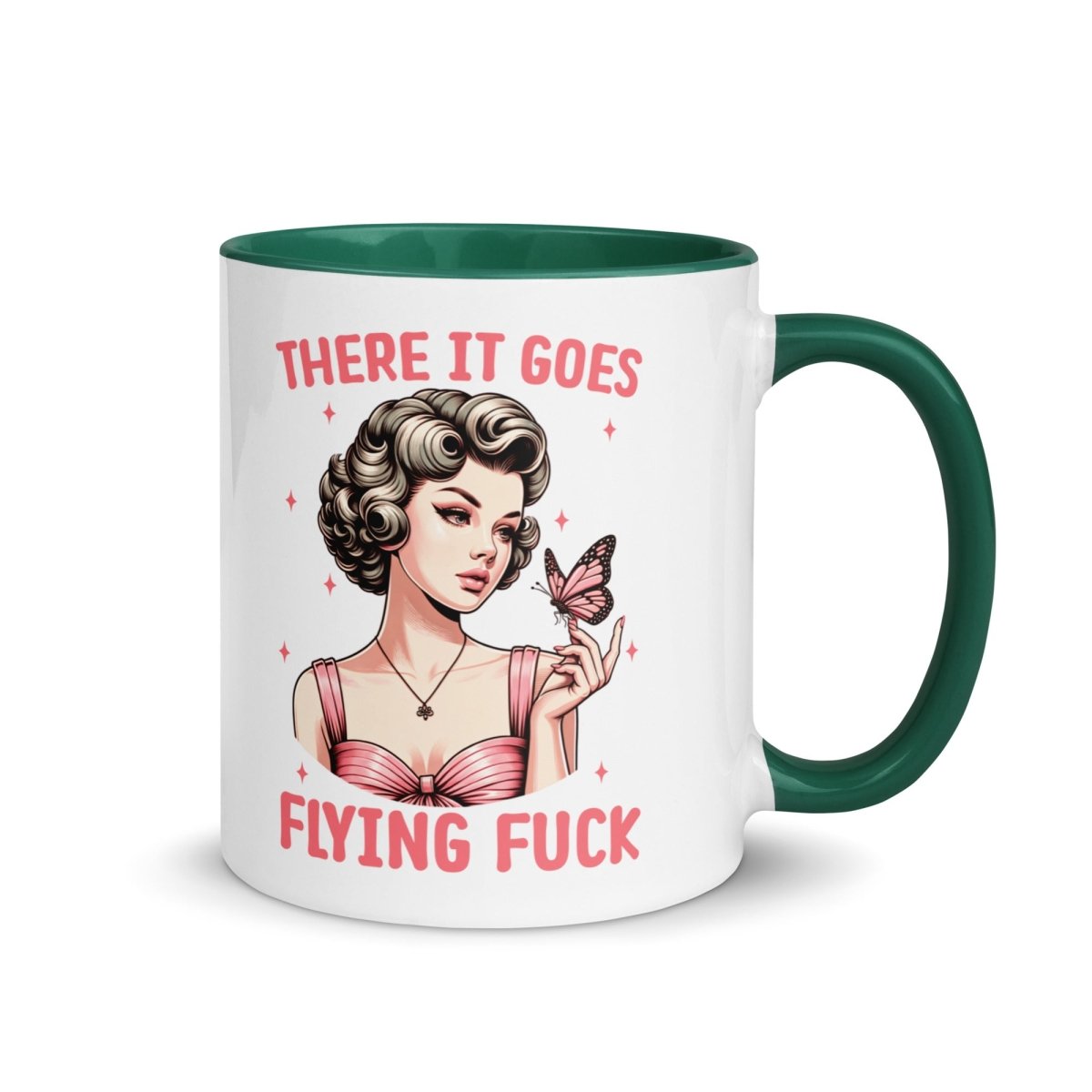 Sassy Flying FU#$ Inner Color Mug - Max & Co Tees