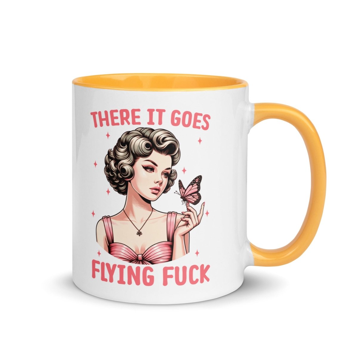 Sassy Flying FU#$ Inner Color Mug - Max & Co Tees
