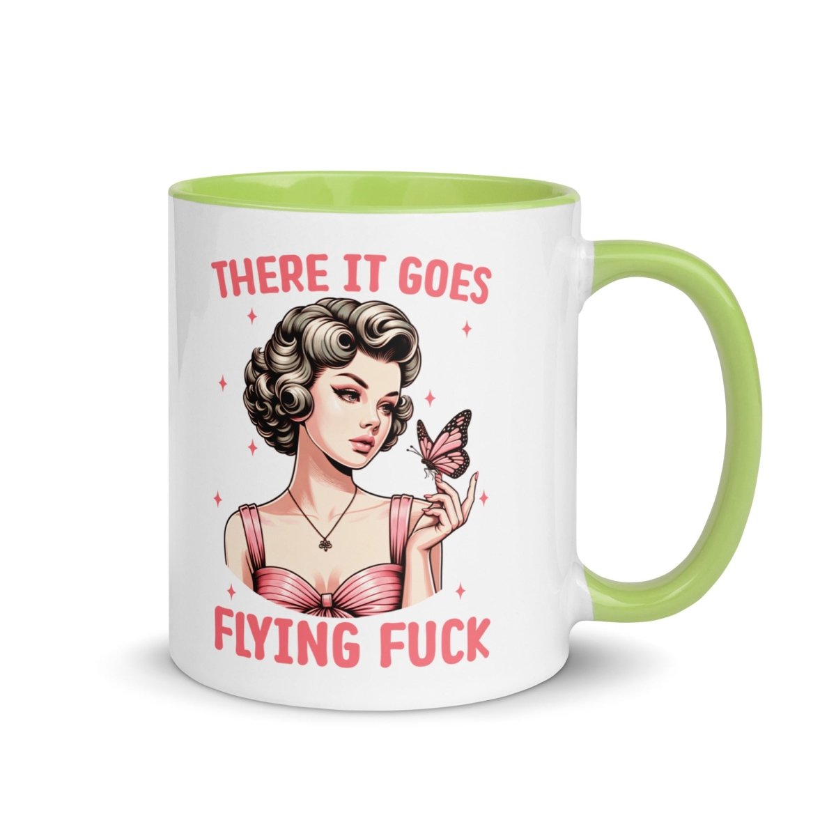 Sassy Flying FU#$ Inner Color Mug - Max & Co Tees