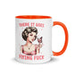 Sassy Flying FU#$ Inner Color Mug - Max & Co Tees