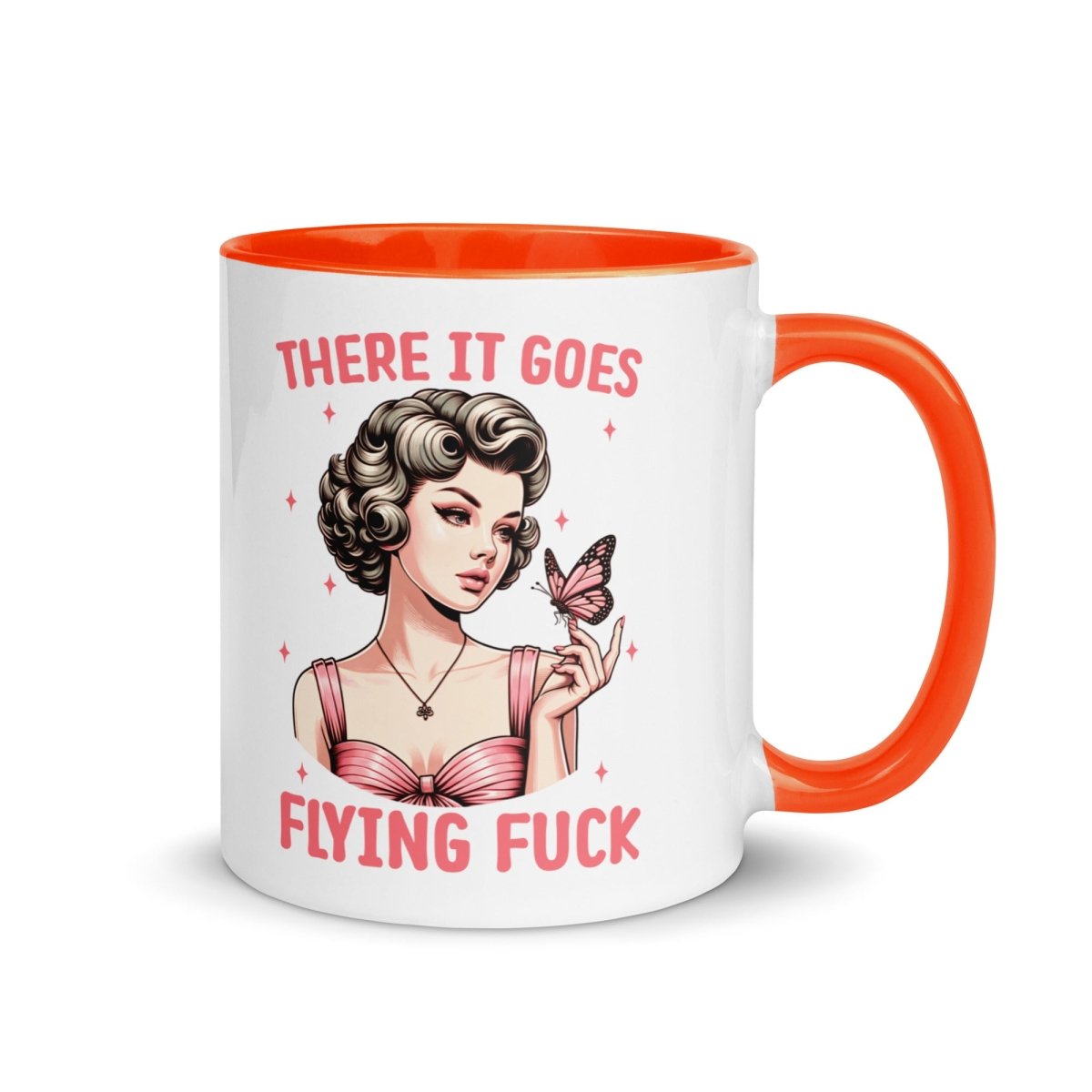Sassy Flying FU#$ Inner Color Mug - Max & Co Tees