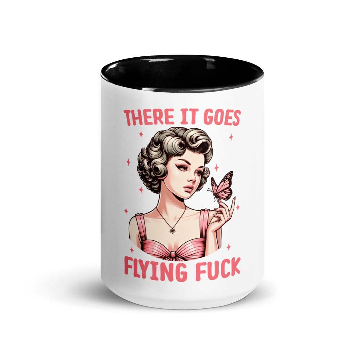 Sassy Flying FU#$ Inner Color Mug - Max & Co Tees