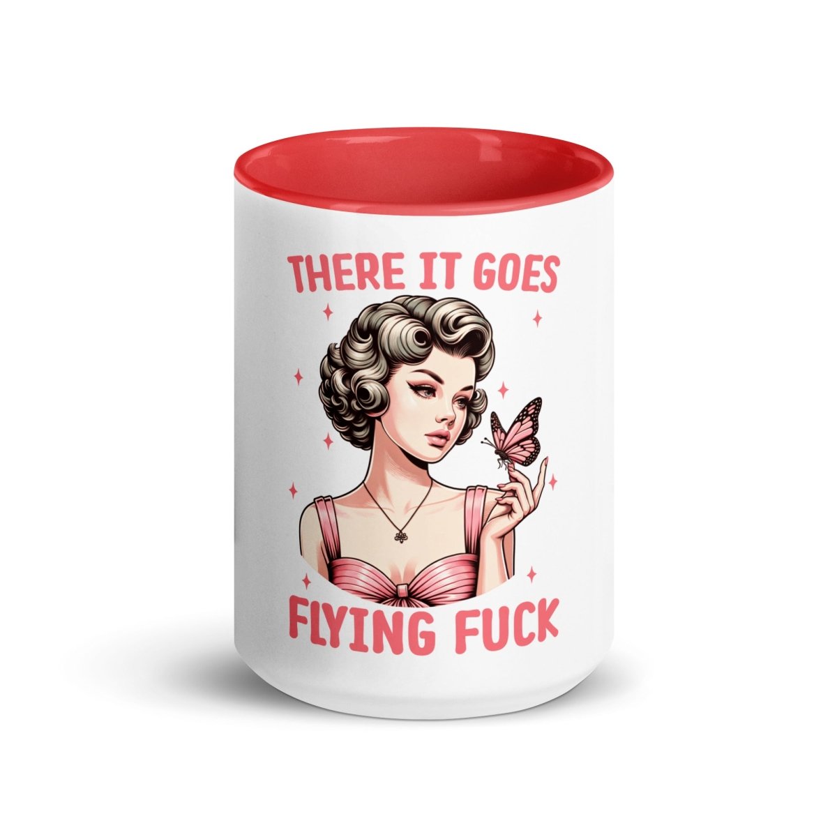 Sassy Flying FU#$ Inner Color Mug - Max & Co Tees