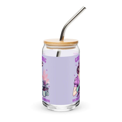 Sassy Murder is Wrong Can - Shaped Glass - Max & Co Tees