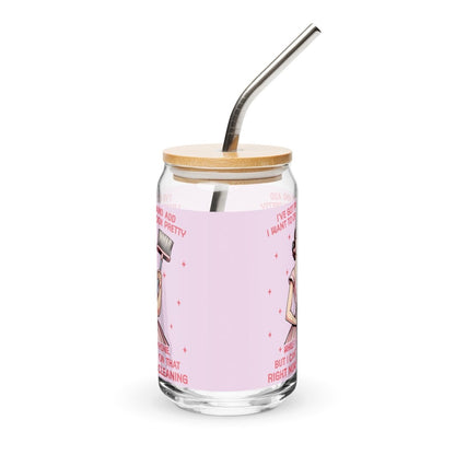 Sassy OCD, PMS, ADD Can - Shaped Glass - Max & Co Tees