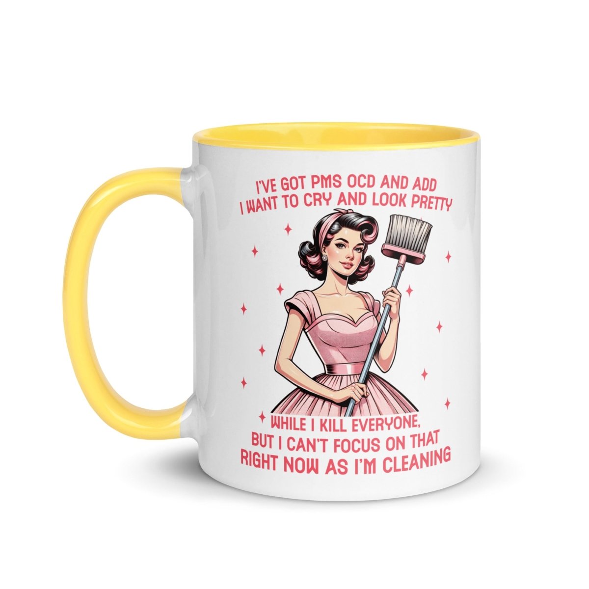 Sassy PMS, OCD, ADD Inner Color Mug - Max & Co Tees