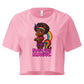 Women's Unicorn Black Girl Magic Crop - Max & Co Tees
