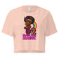 Women's Unicorn Black Girl Magic Crop - Max & Co Tees