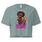 Women's Unicorn Black Girl Magic Crop - Max & Co Tees