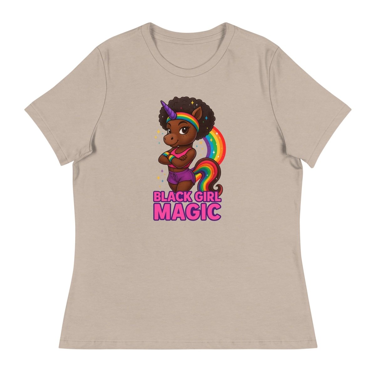 Women's Unicorn Black Girl Magic Tee - Max & Co Tees