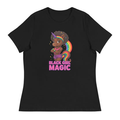 Women's Unicorn Black Girl Magic Tee - Max & Co Tees