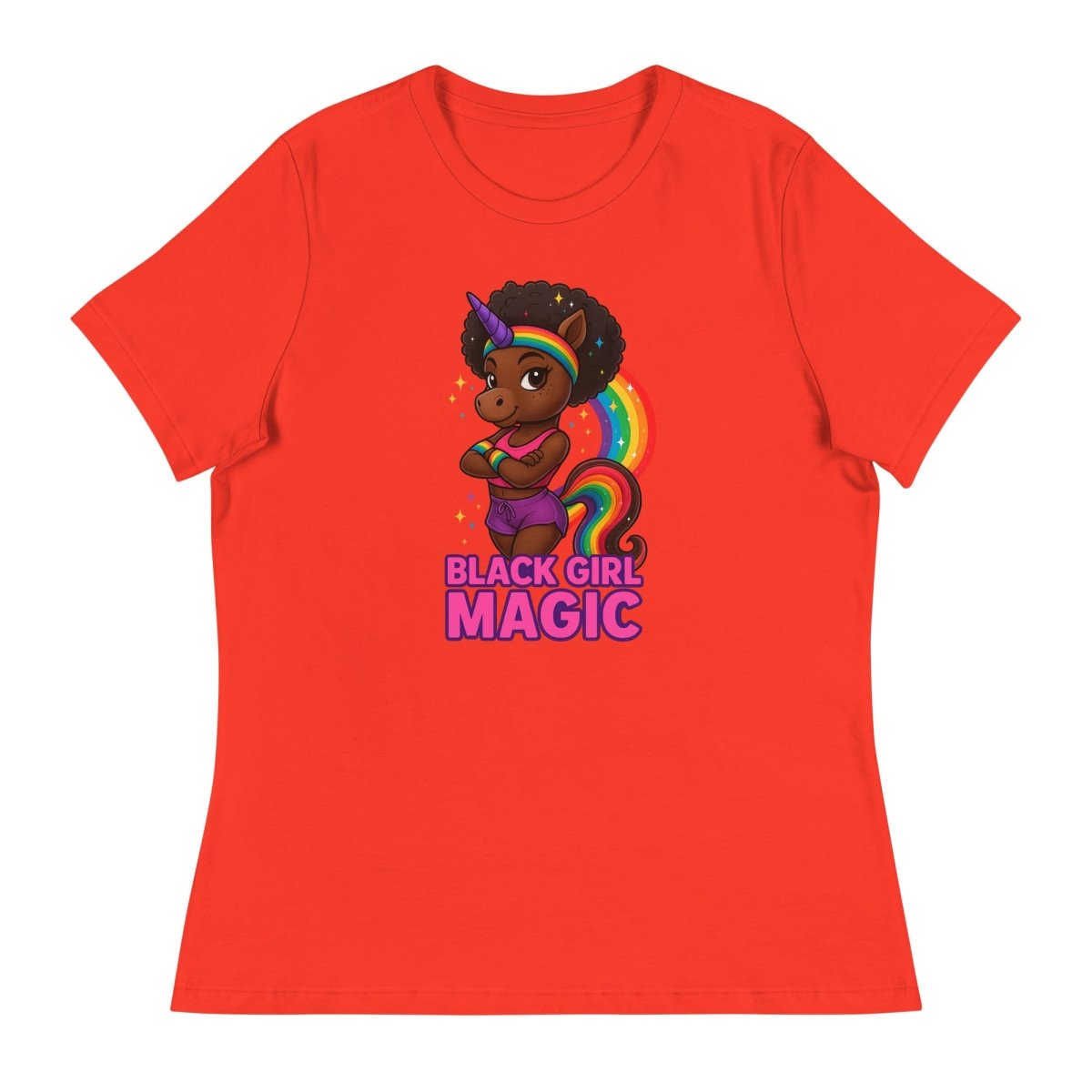 Women's Unicorn Black Girl Magic Tee - Max & Co Tees