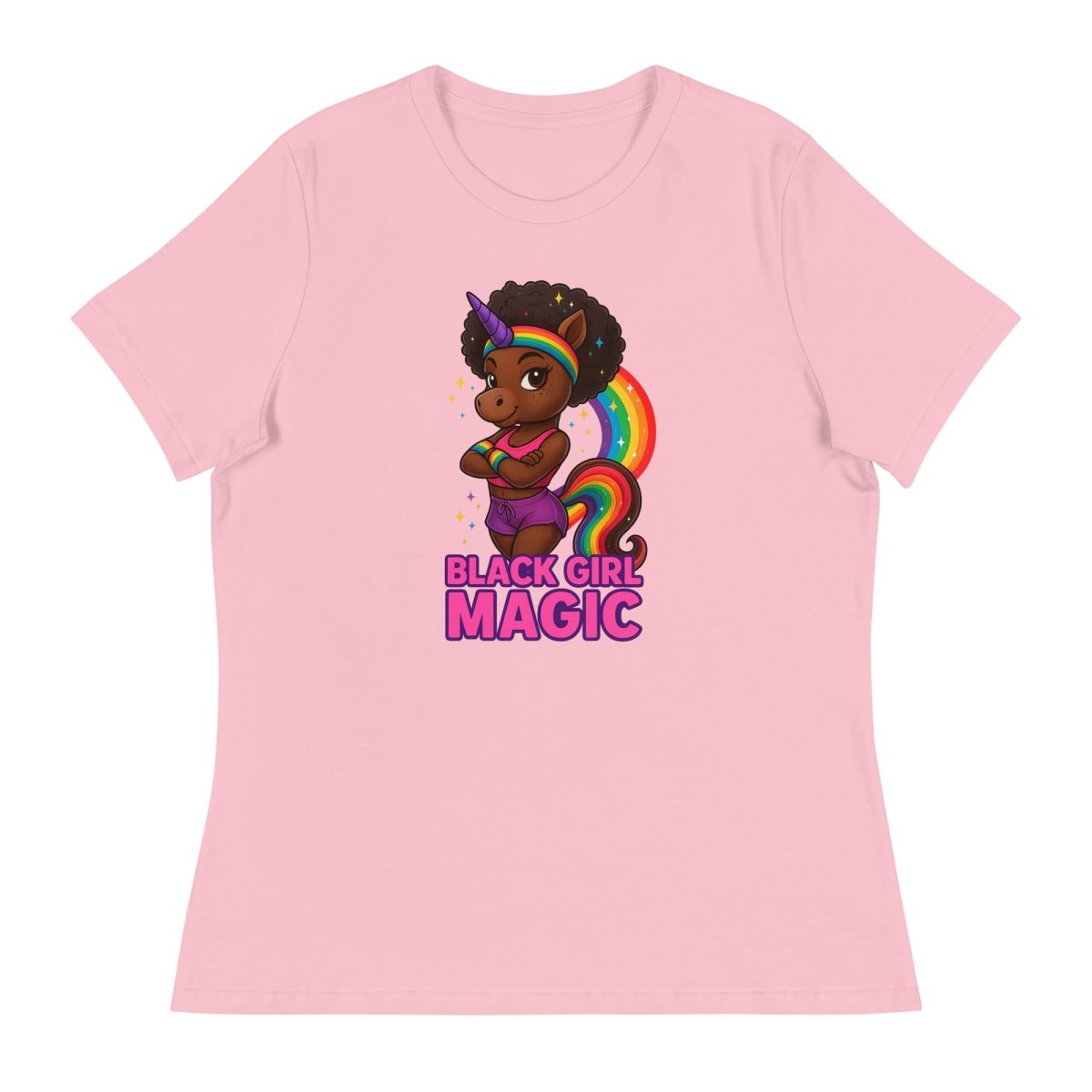 Women's Unicorn Black Girl Magic Tee - Max & Co Tees