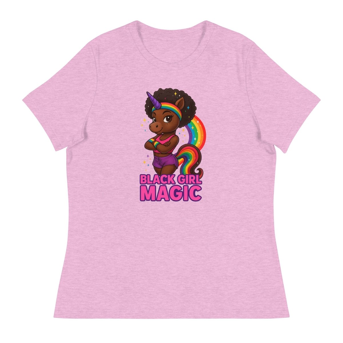 Women's Unicorn Black Girl Magic Tee - Max & Co Tees