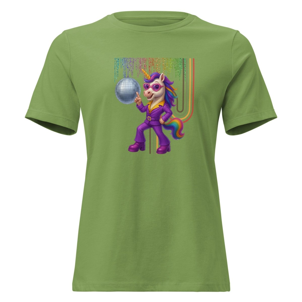Women's Unicorn Disco Glitter Tee - Max & Co Tees