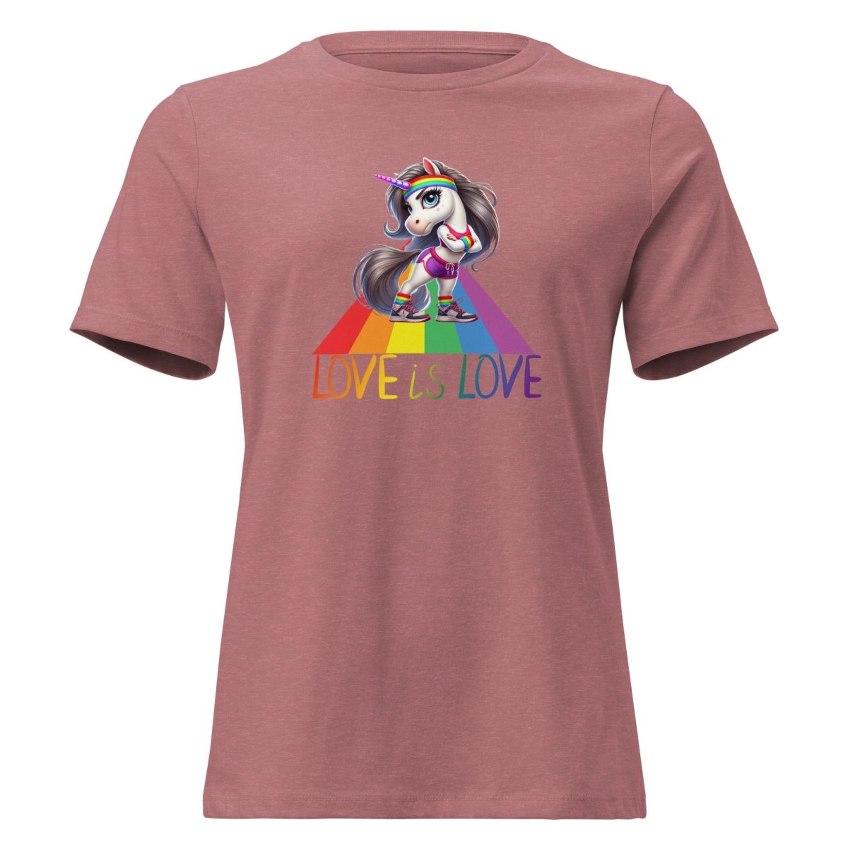 Women's Unicorn Love is Love Tee - Max & Co Tees