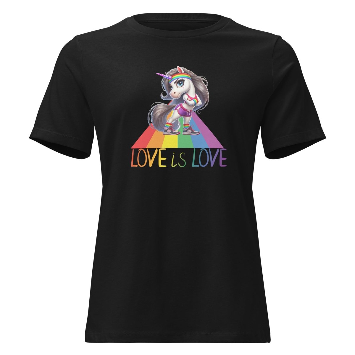 Women's Unicorn Love is Love Tee - Max & Co Tees