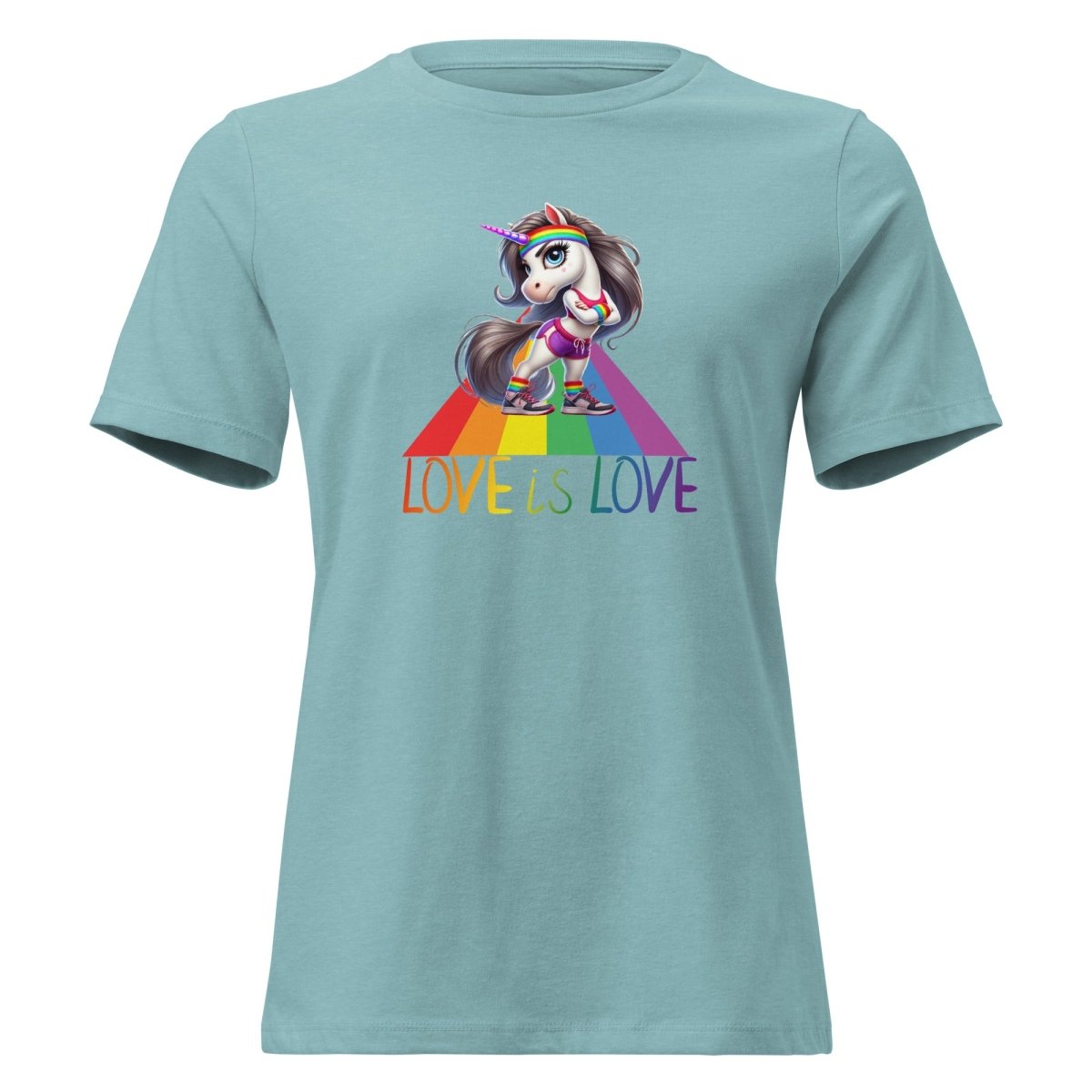 Women's Unicorn Love is Love Tee - Max & Co Tees