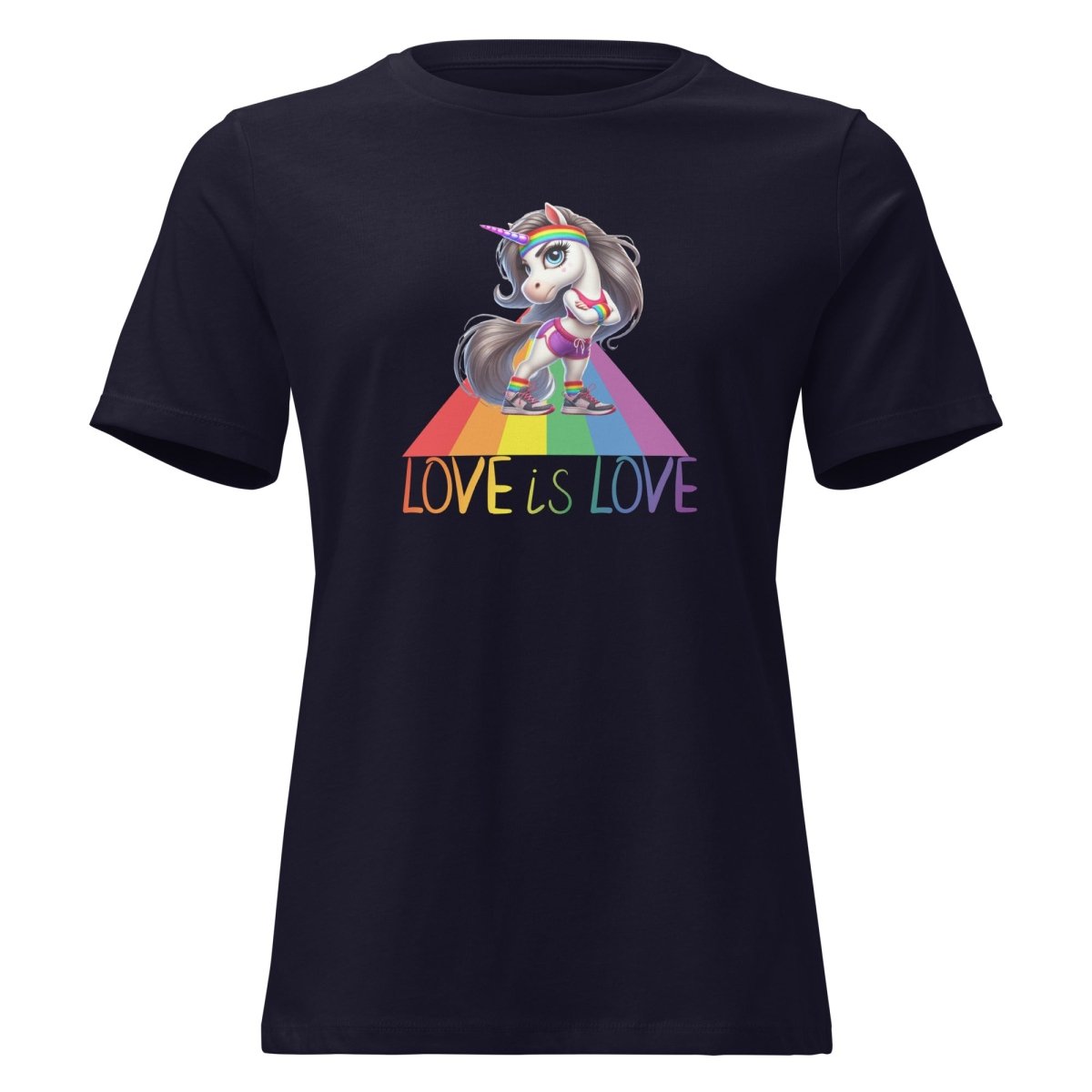 Women's Unicorn Love is Love Tee - Max & Co Tees