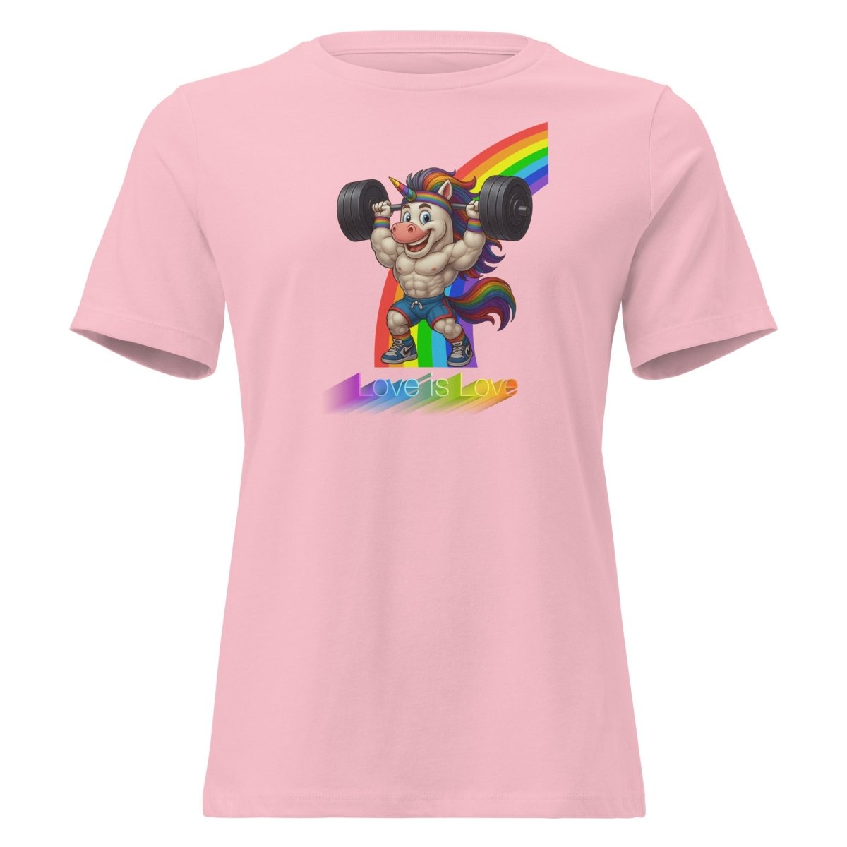 Women's Unicorn Love Rainbow Tee - Max & Co Tees