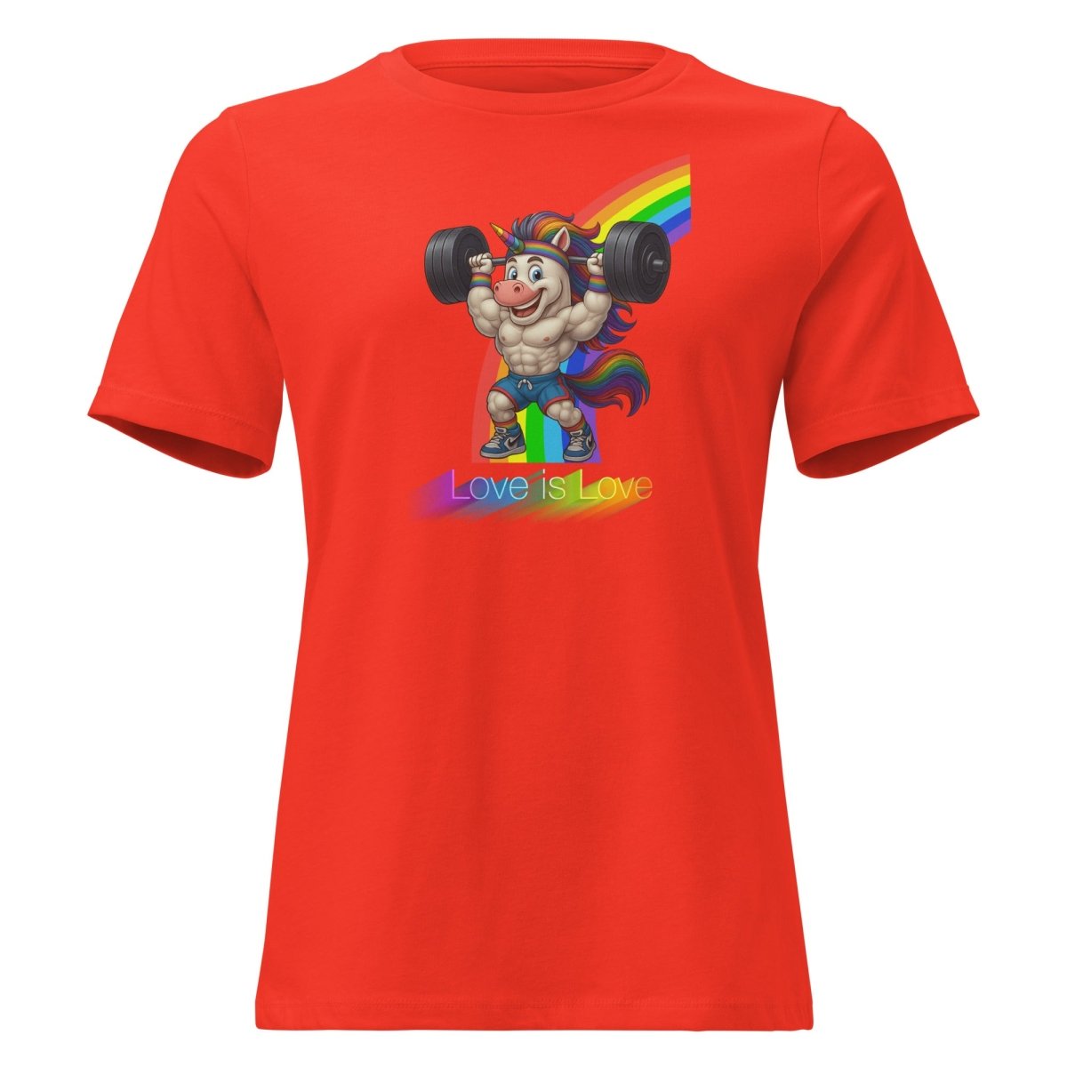 Women's Unicorn Love Rainbow Tee - Max & Co Tees