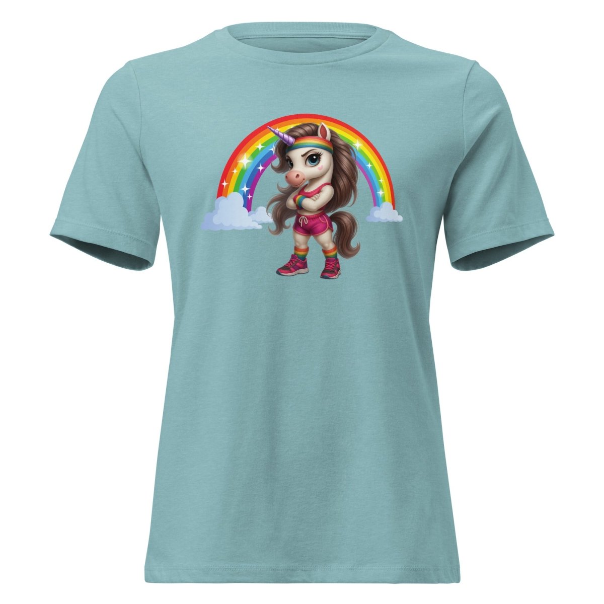 Women's Unicorn Rainbow Tee - Max & Co Tees