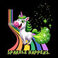 Women's Unicorn Sparkle Happens Tee - Max & Co Tees
