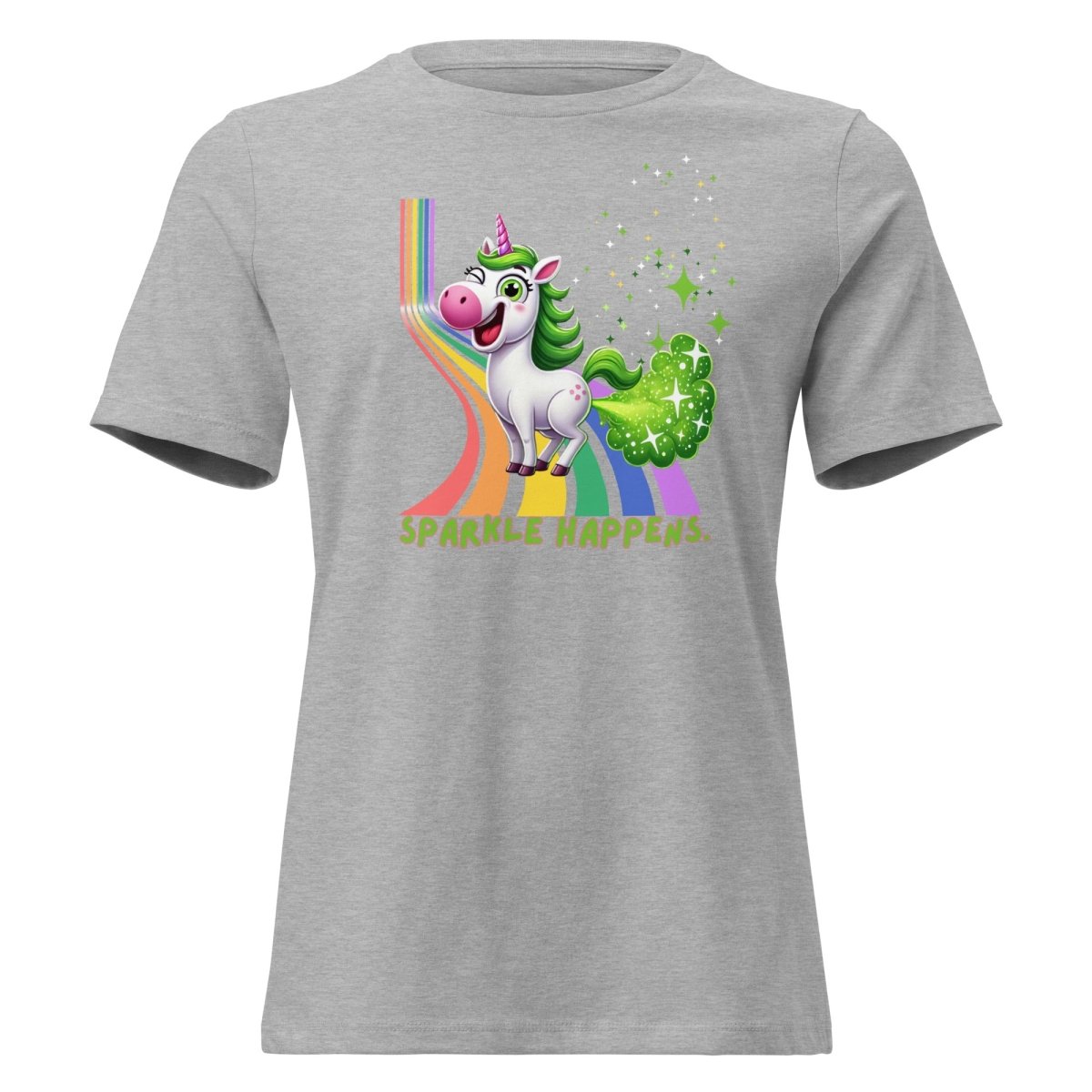 Women's Unicorn Sparkle Happens Tee - Max & Co Tees