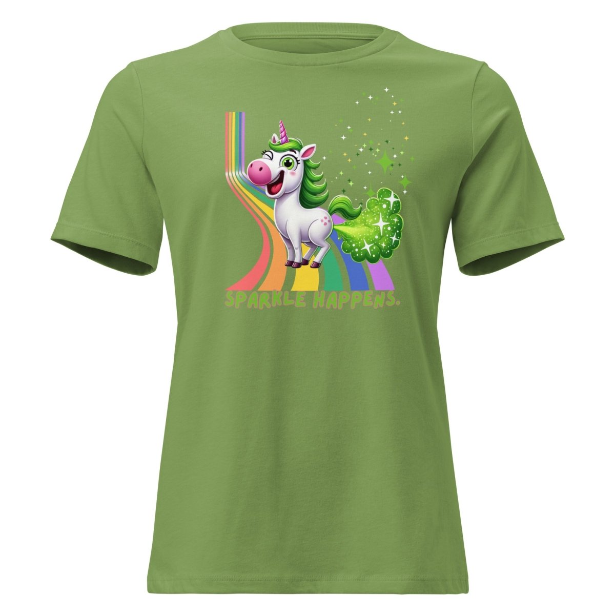 Women's Unicorn Sparkle Happens Tee - Max & Co Tees