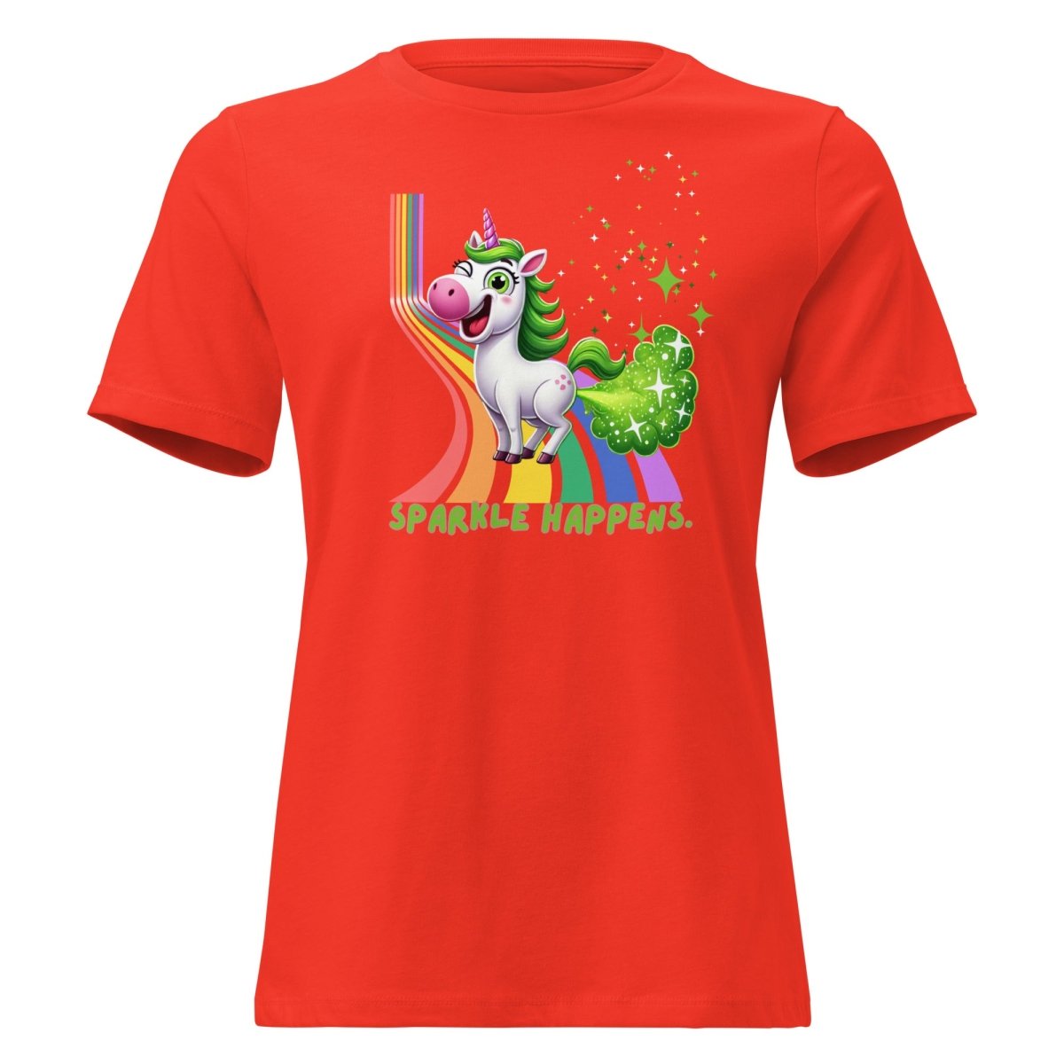 Women's Unicorn Sparkle Happens Tee - Max & Co Tees