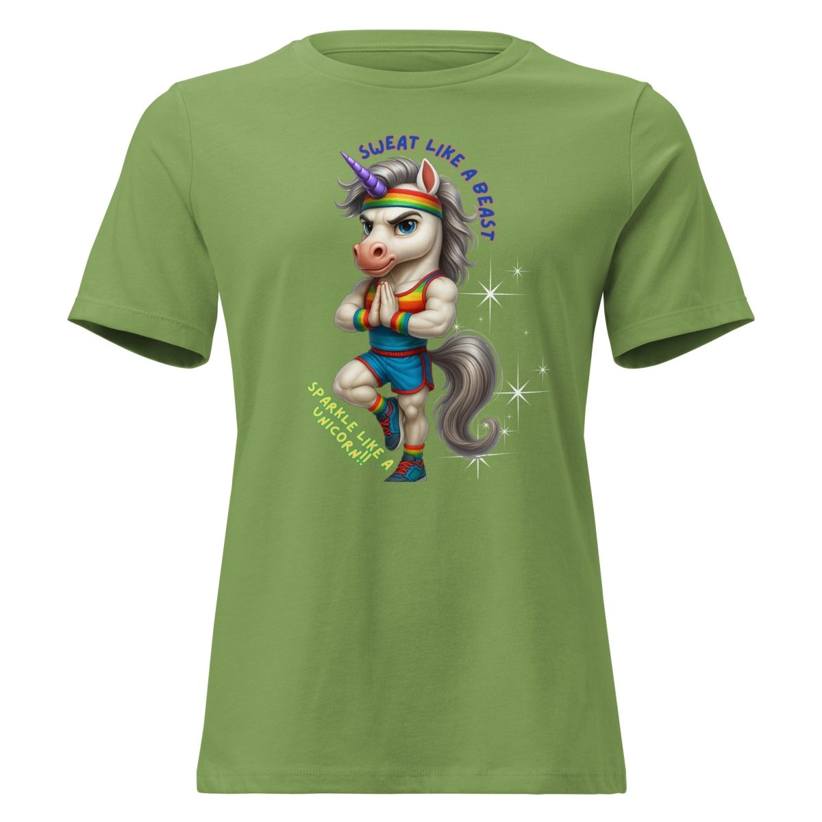 Women's Unicorn Sweat Beast Tee - Max & Co Tees
