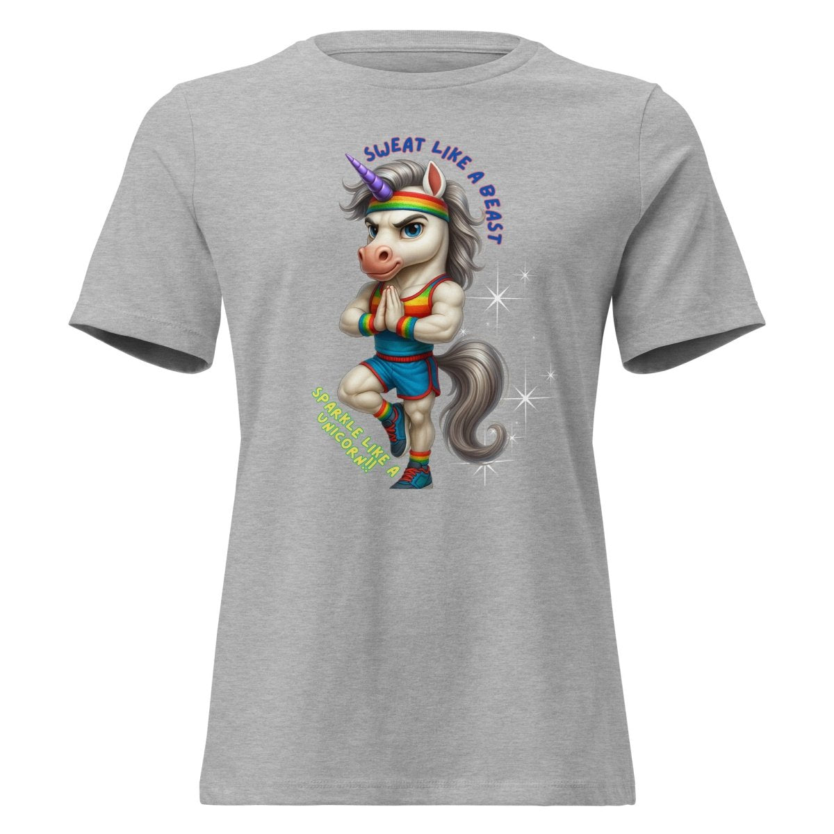 Women's Unicorn Sweat Beast Tee - Max & Co Tees