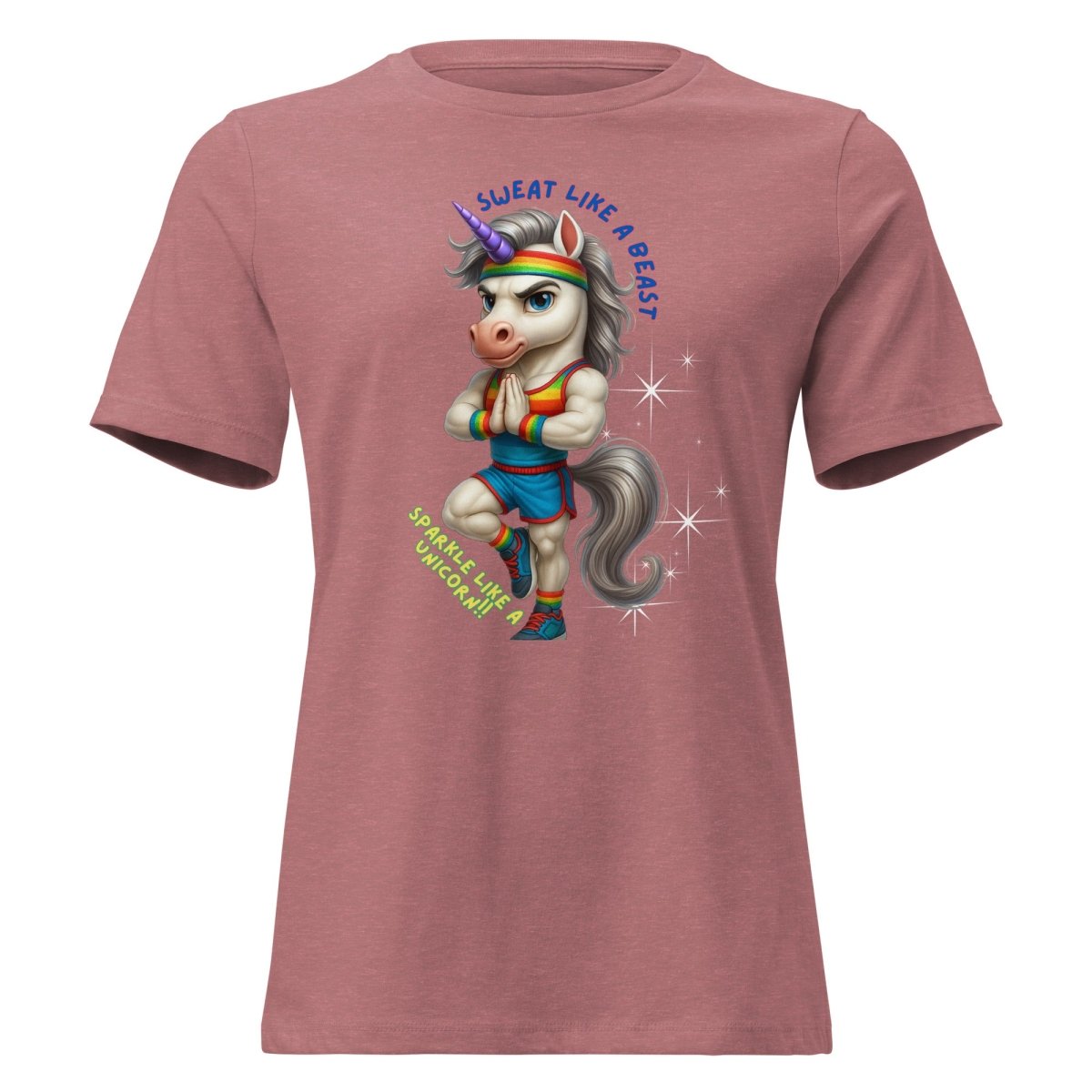Women's Unicorn Sweat Beast Tee - Max & Co Tees