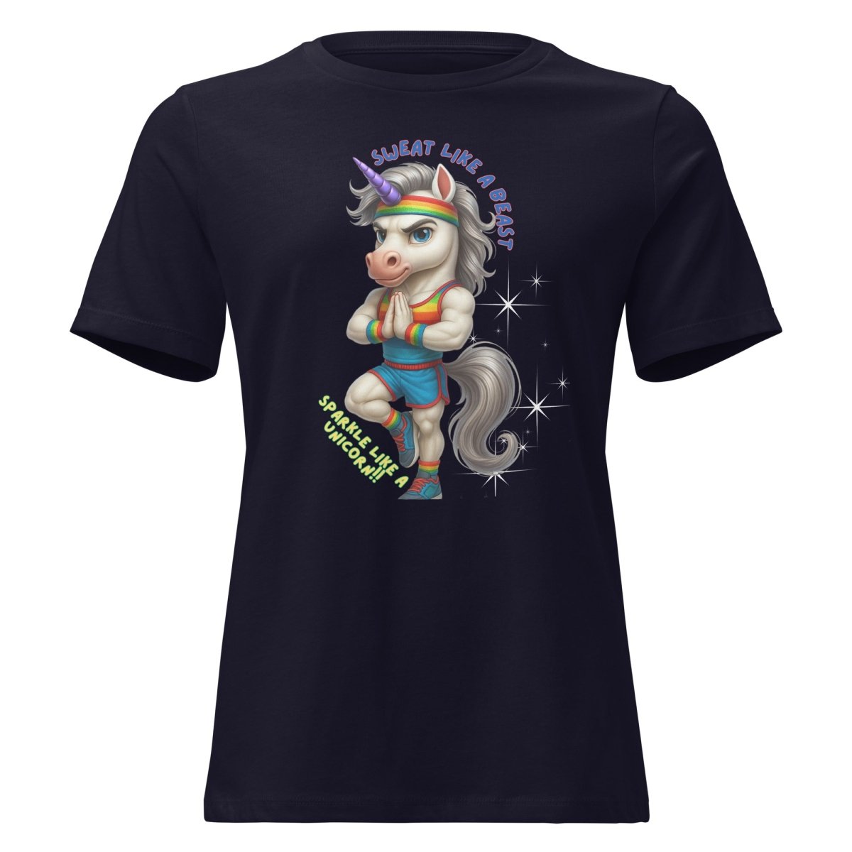 Women's Unicorn Sweat Beast Tee - Max & Co Tees