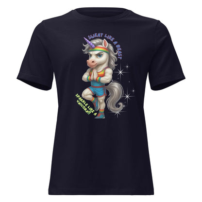 Women's Unicorn Sweat Beast Tee - Max & Co Tees