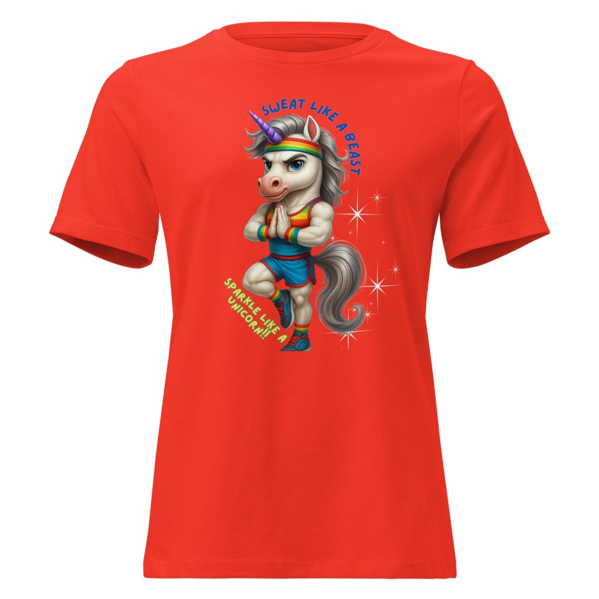 Women's Unicorn Sweat Beast Tee - Max & Co Tees