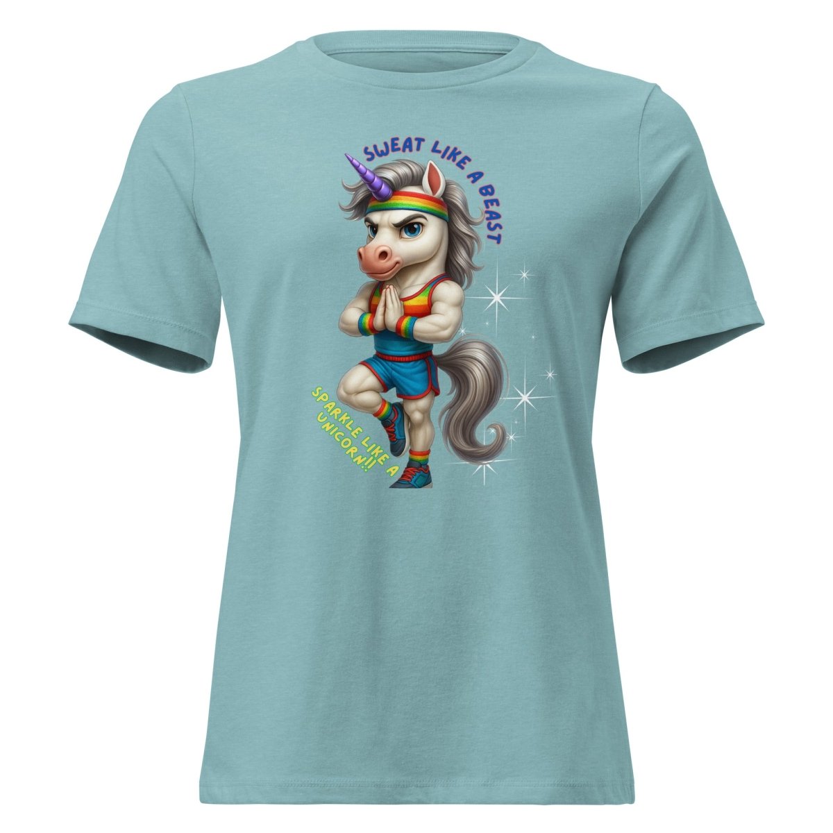Women's Unicorn Sweat Beast Tee - Max & Co Tees