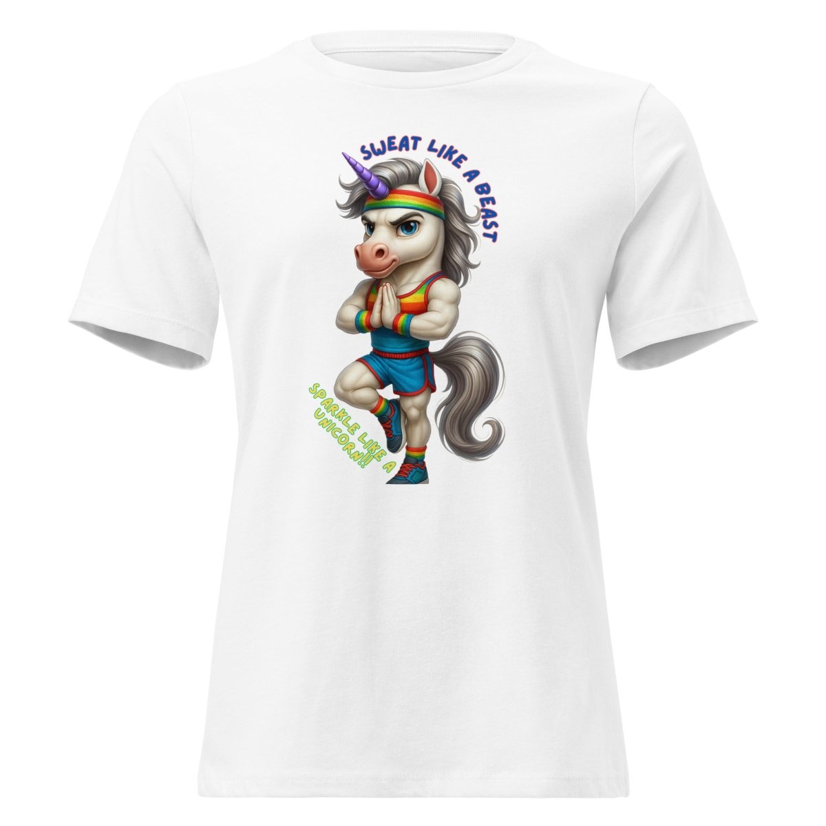 Women's Unicorn Sweat Beast Tee - Max & Co Tees